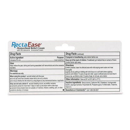 Extra strength local anesthetic cream for soothing external rectal itching and burning