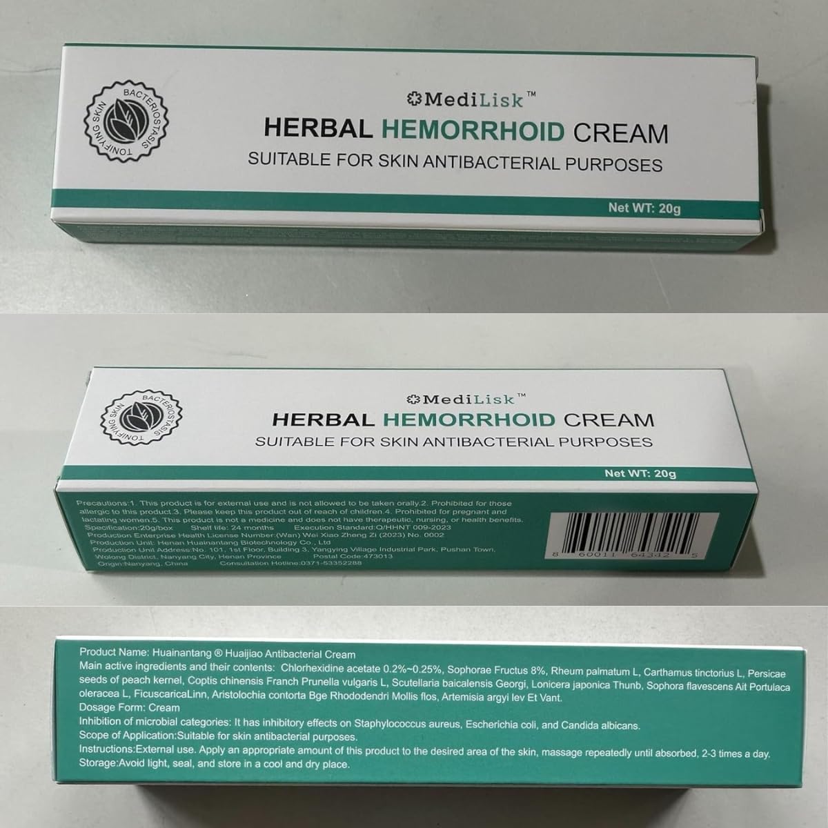 MediLisk authentic USA skincare cream for comforting sensitive skin areas