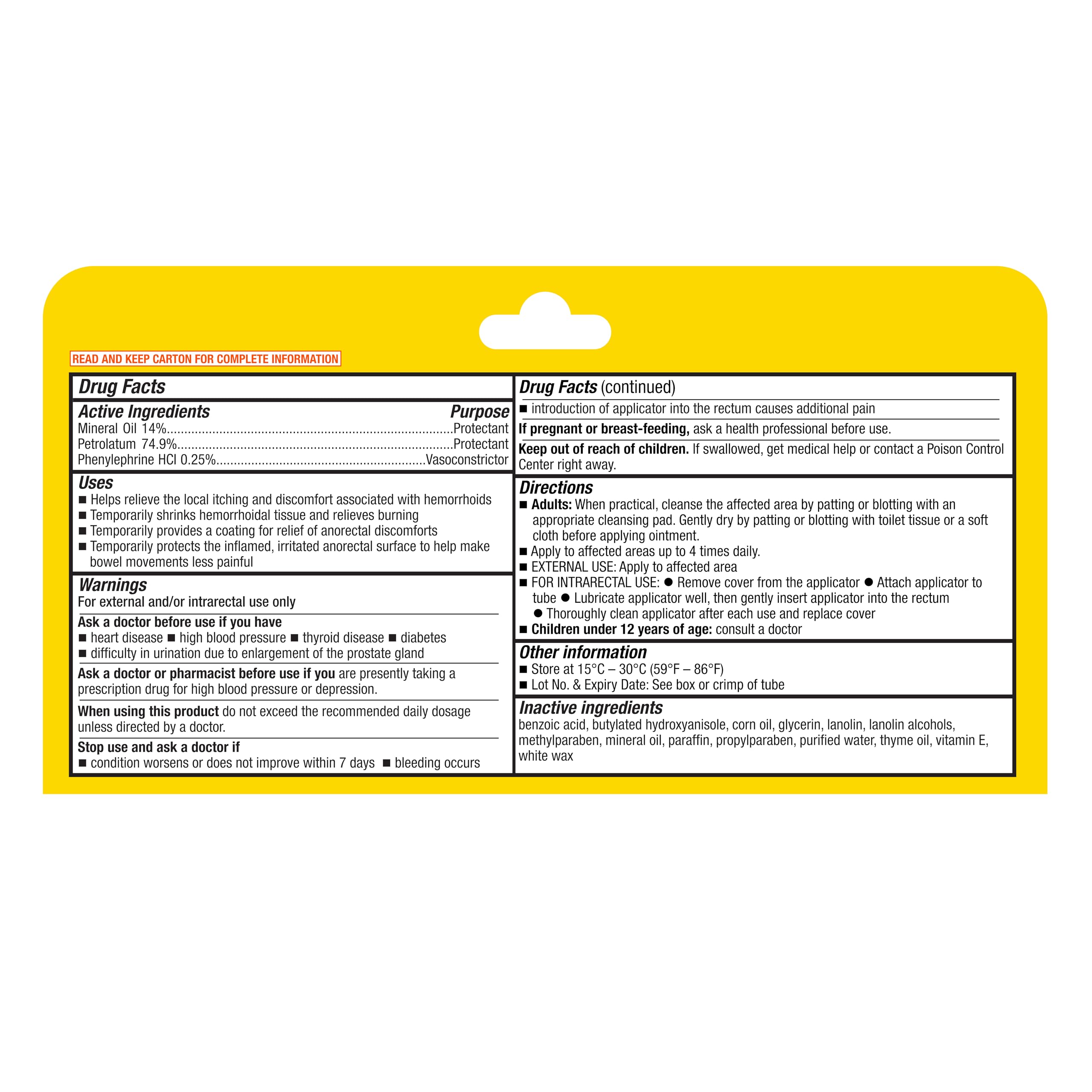 A Plus Health brand soothing skin protectant ointment for itching and burning