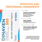 Authentic Italian made vascular health supplement for heavy leg relief