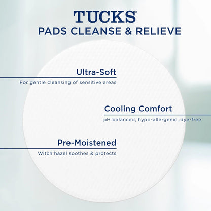 USA imported TUCKS gynecologist recommended pads for postpartum maternal care.