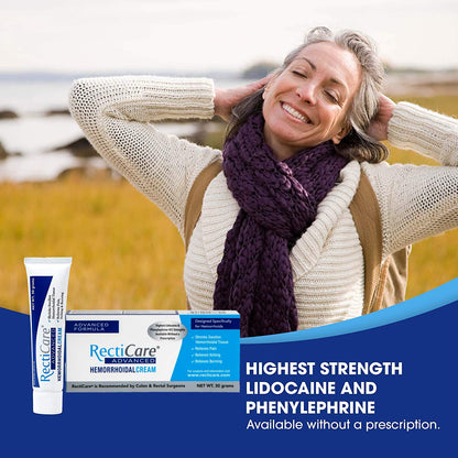USA imported RectiCare cream for shrinking swollen external hemorrhoids and soothing intense itching