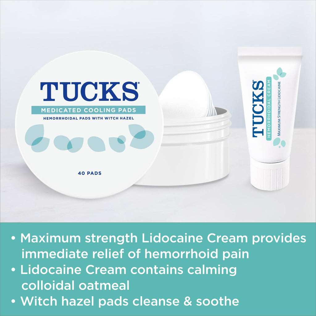 Ultra soft Tucks witch hazel pad being removed from the jar for gentle cleansing and compress use.