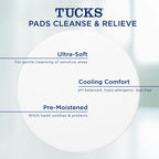 Full contents of the imported USA Tucks multi care relief system for postpartum and anorectal comfort.