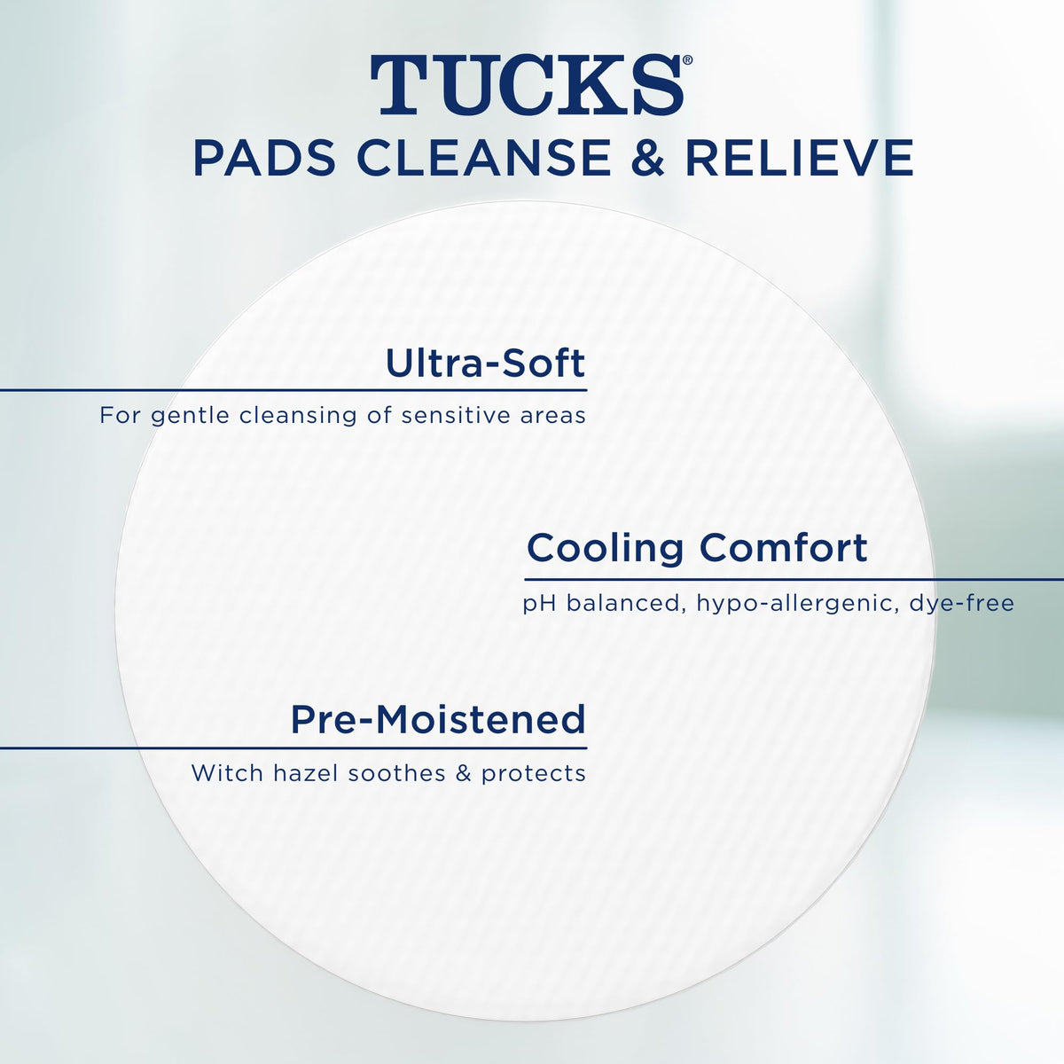 Full contents of the imported USA Tucks multi care relief system for postpartum and anorectal comfort.