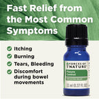 Forces of Nature Fissure Control oil packaging showing active ingredients witch hazel and calendula