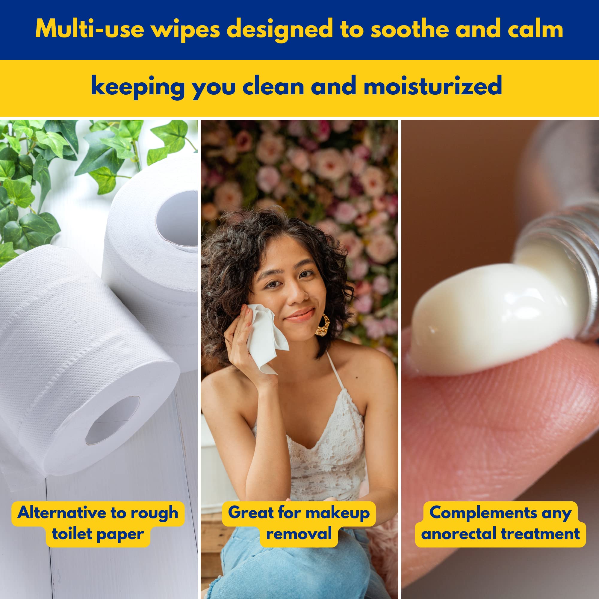 Doctor Butler's all purpose wipes with chamomile and calendula botanical ingredients