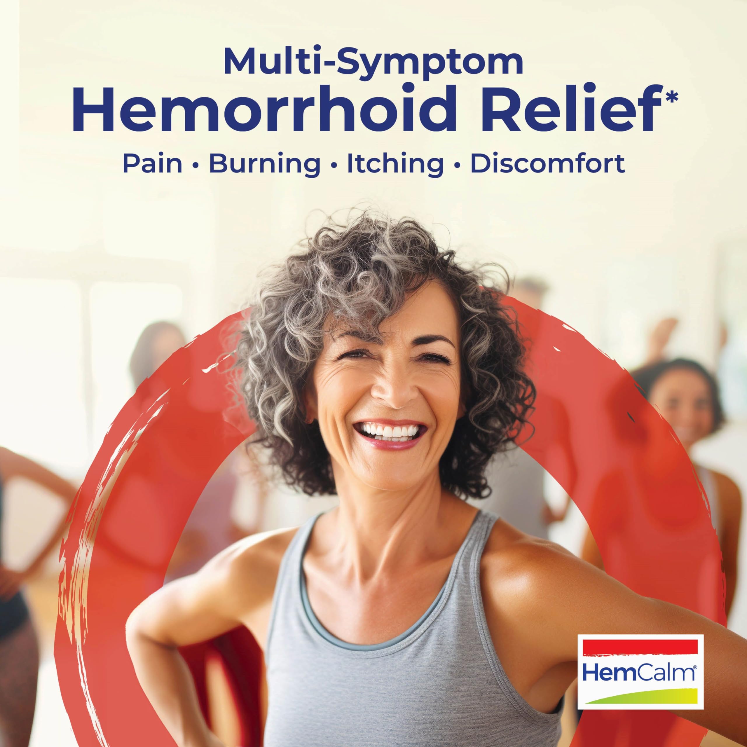 Boiron hemorrhoid relief cream tube close up showcasing plant based active ingredients.