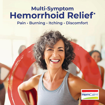 Boiron hemorrhoid relief cream tube close up showcasing plant based active ingredients.