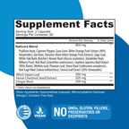 Naticura Hem-Control ninety vegan capsules side label showing ingredient information