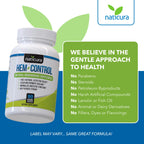 Naticura Hem-Control USA manufactured vegan capsules for digestive regularity