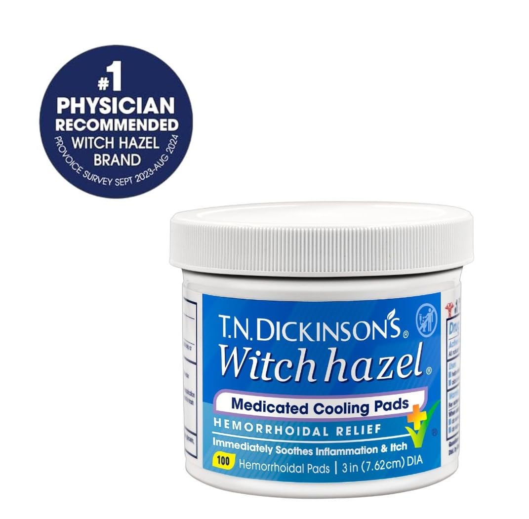 T.N. Dickinson's medicated cooling rounds with aloe stack view