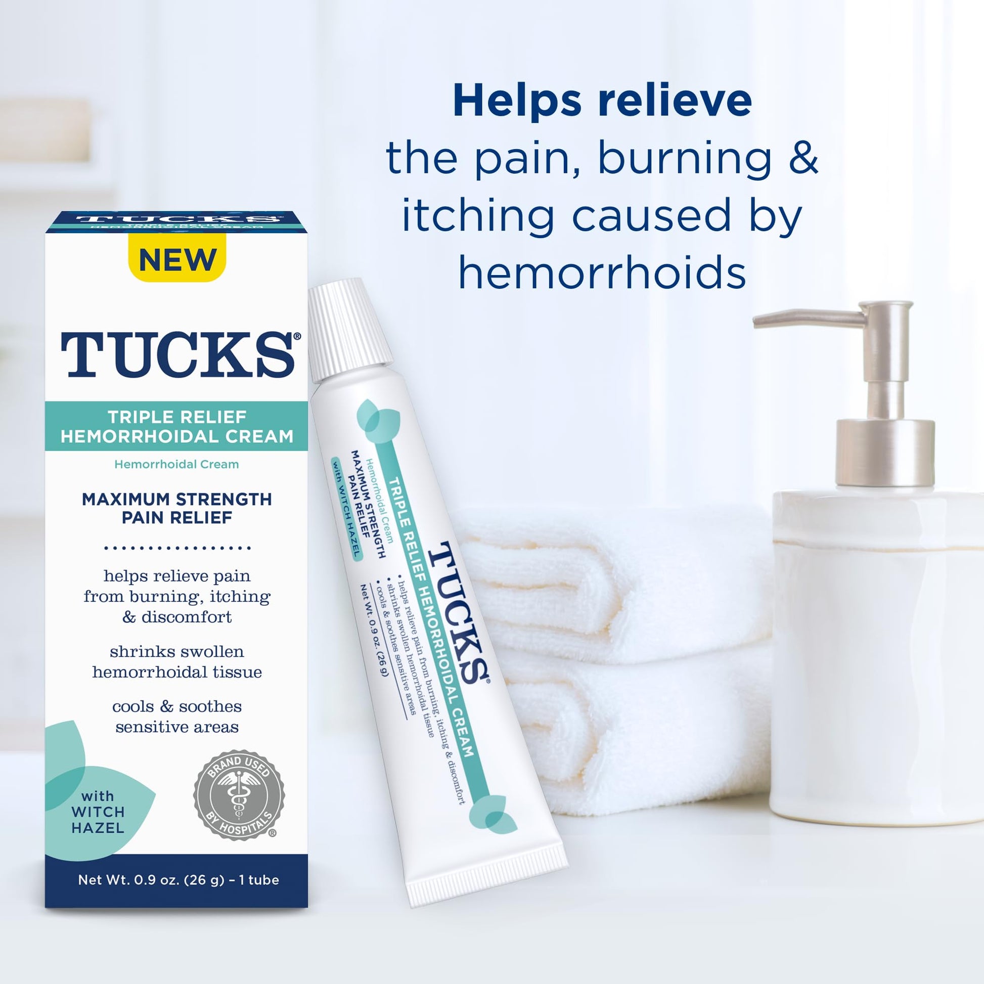 Tucks hospital trusted hemorrhoidal protective barrier cream back instructions