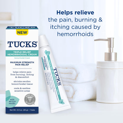 Tucks hospital trusted hemorrhoidal protective barrier cream back instructions