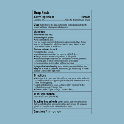 Curist topical anesthetic packaging showcasing the authentic USA imported health and personal care label.