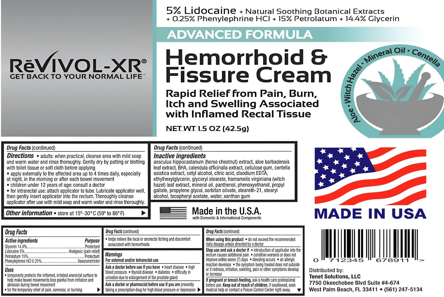 Medical grade applicator nozzle included with REVIVOL-XR cream for targeted internal hemorrhoid care