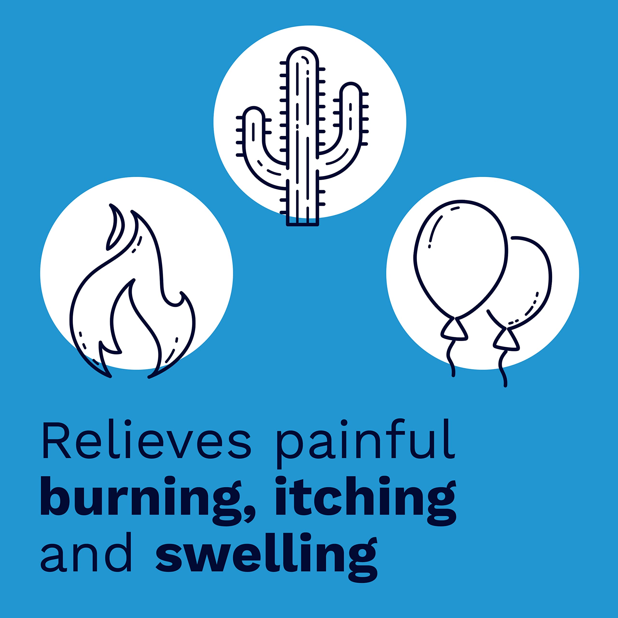 Authentic Preparation H soothing suppositories for burning and itching relief imported from USA
