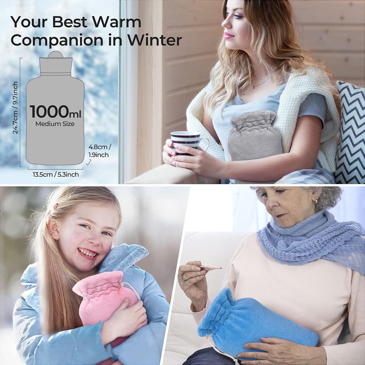 Microwave safe wellness heating pack being prepared for quick heating without its protective outer sleeve.