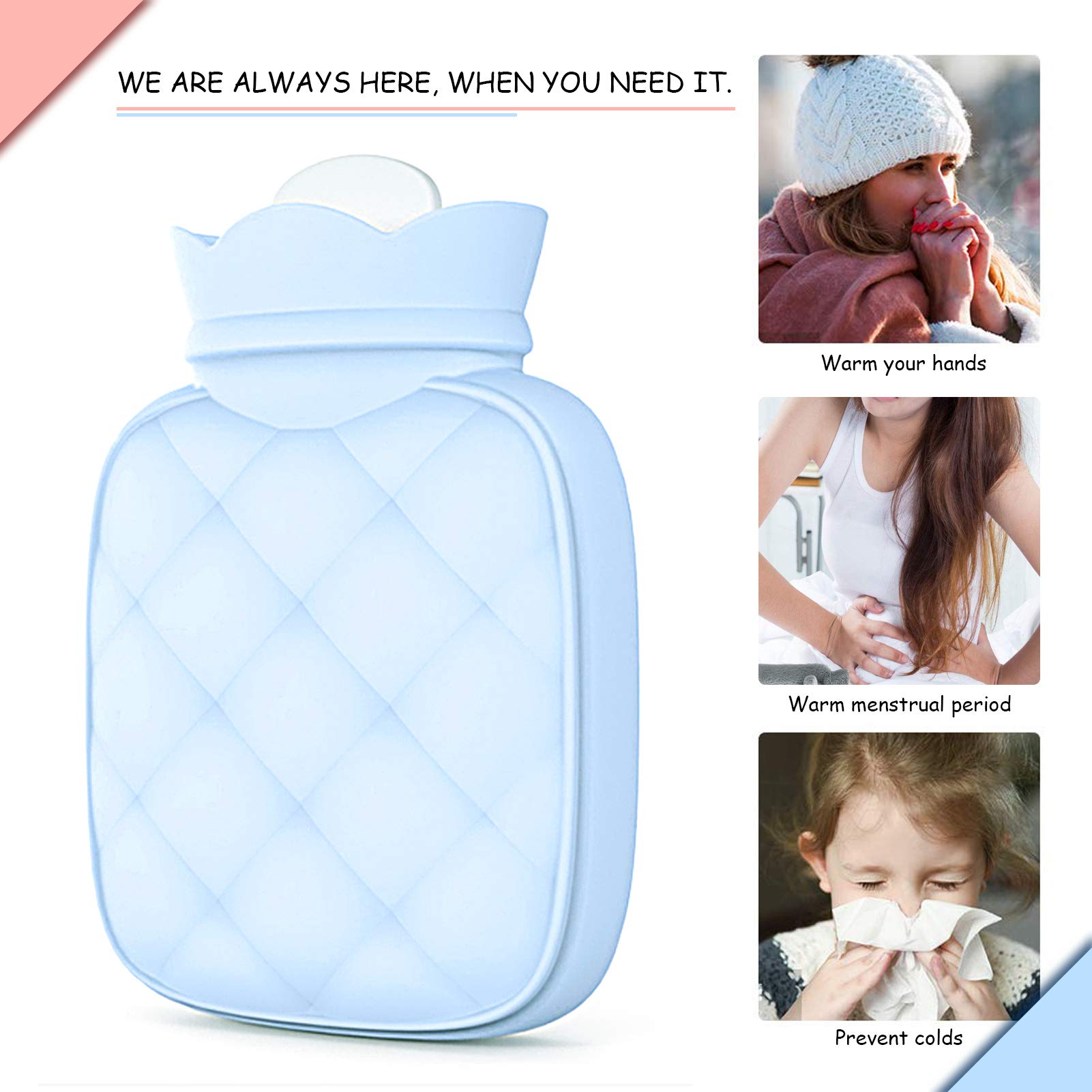 Redify hot water bottle being heated in a microwave safely