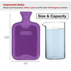 HomeTop water bottle with removable grey polka dot fleece cover