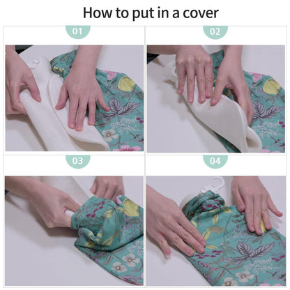 Fashy hot water bottle demonstrating heat retention for pain relief
