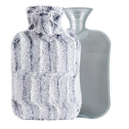 Close-up view of the leak-proof seal and durable material construction of the Samply hot water bottle.