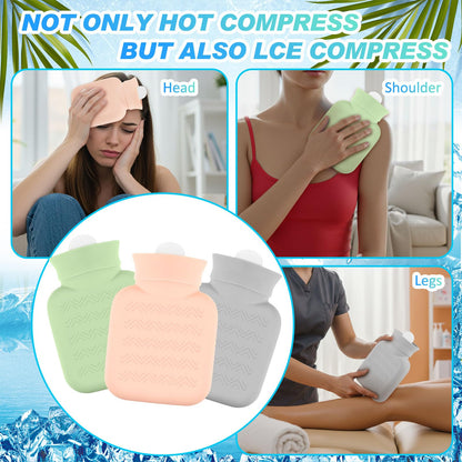 Side profile view of the compact 140 grams Amylove portable mini heating pouch emphasizing its slim and ergonomic travel friendly size.