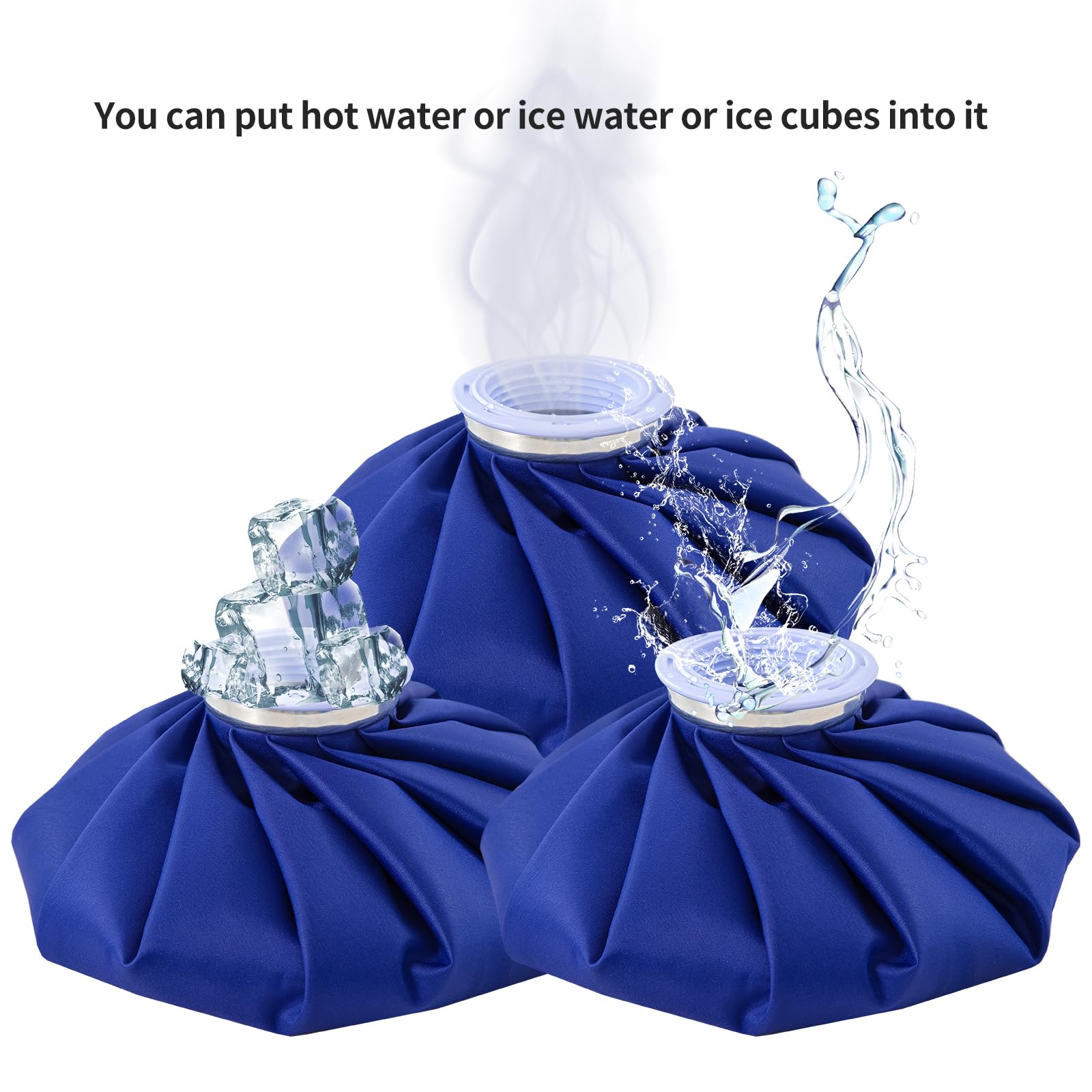 ASNPROTE hot cold compress bag set featuring both the nine inch and eleven inch size options