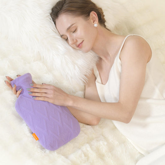 Samply premium 2 liters capacity purple water bag showing wide mouth design for easy filling