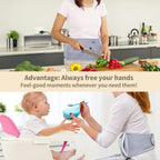 Premium anti-aging rubber hot water bottle with double insert hand warmer pocket
