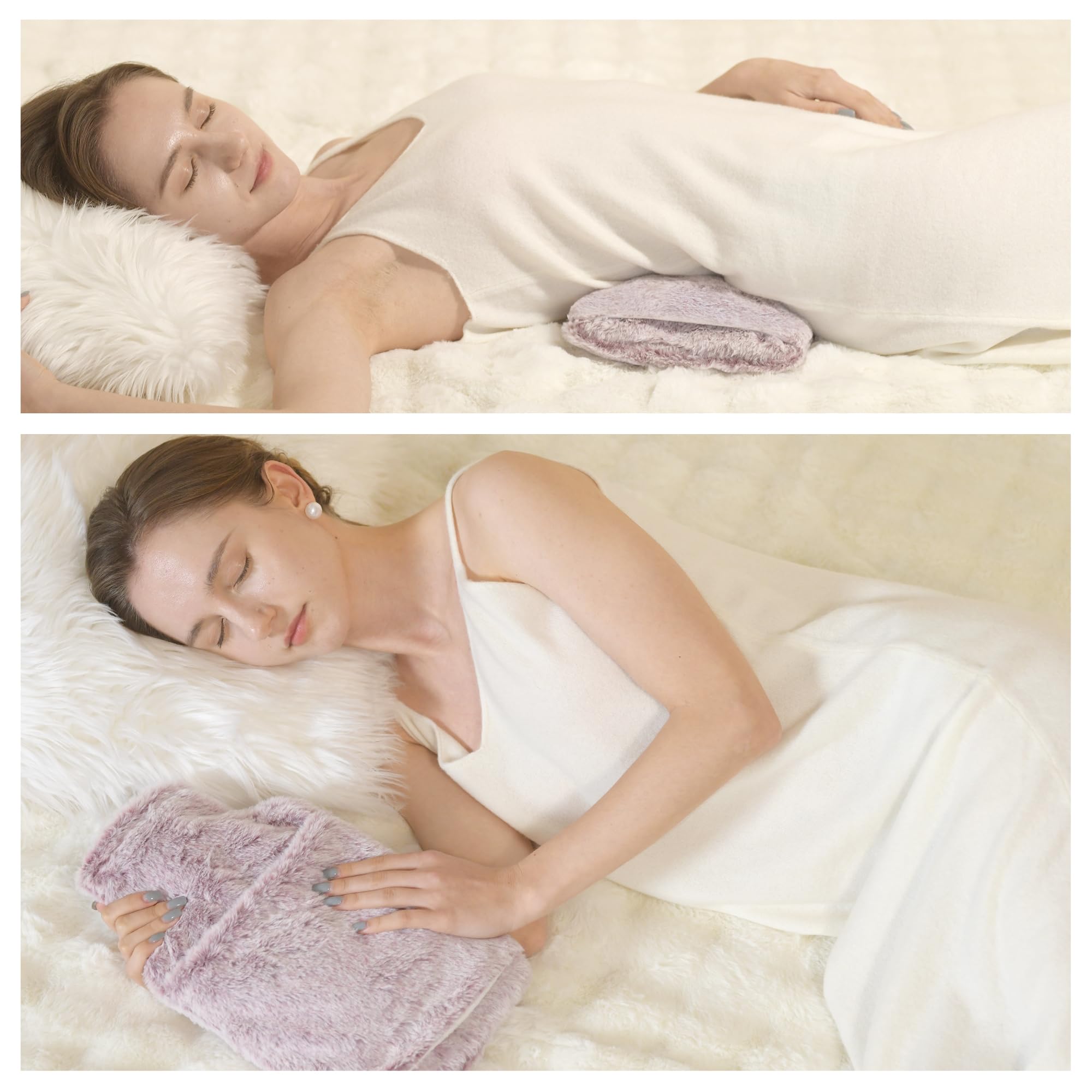 Samply 2 Litre hot water bag being safely filled through its functional wide mouth design.