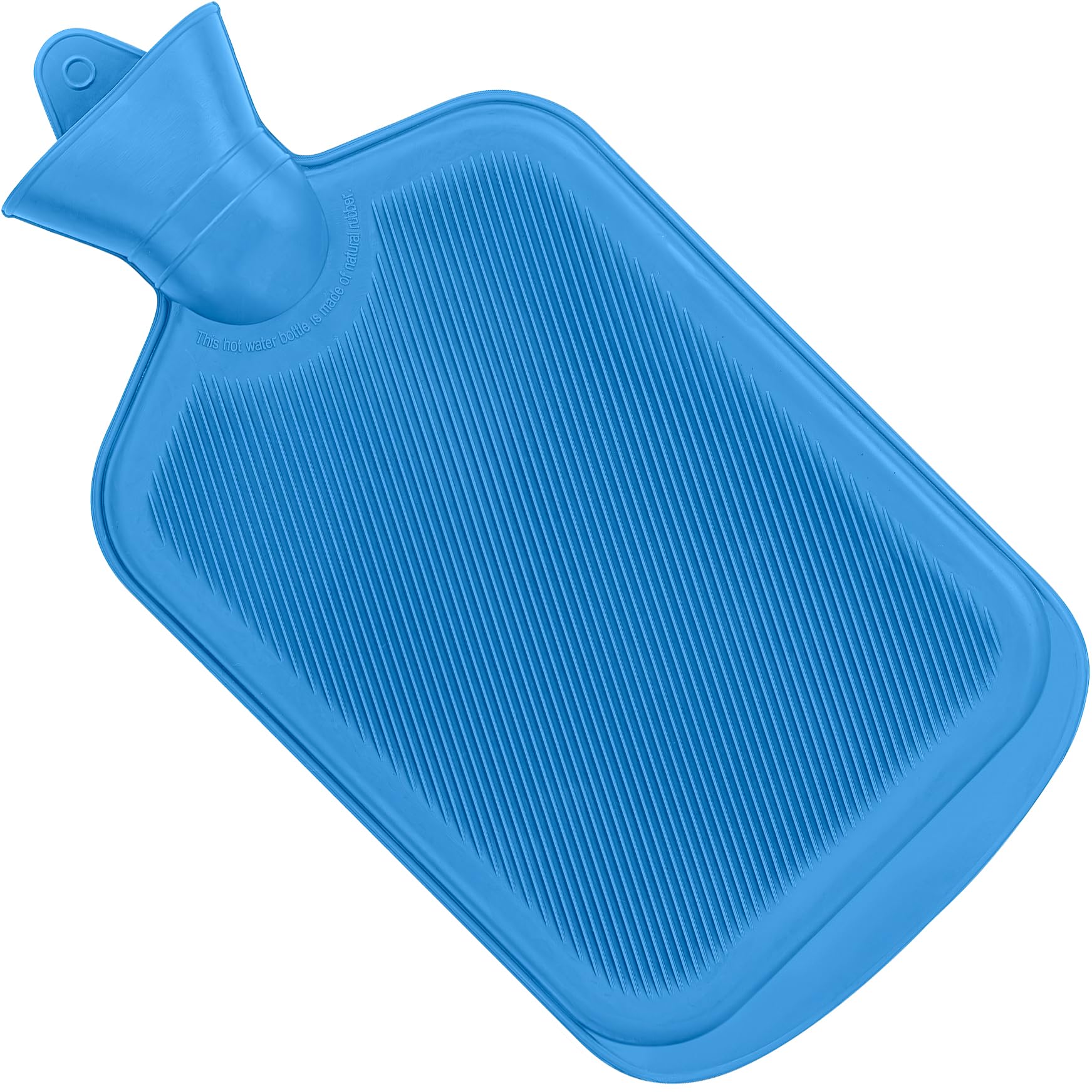 SteadMax 2 liter hot water bag showing ribbed texture