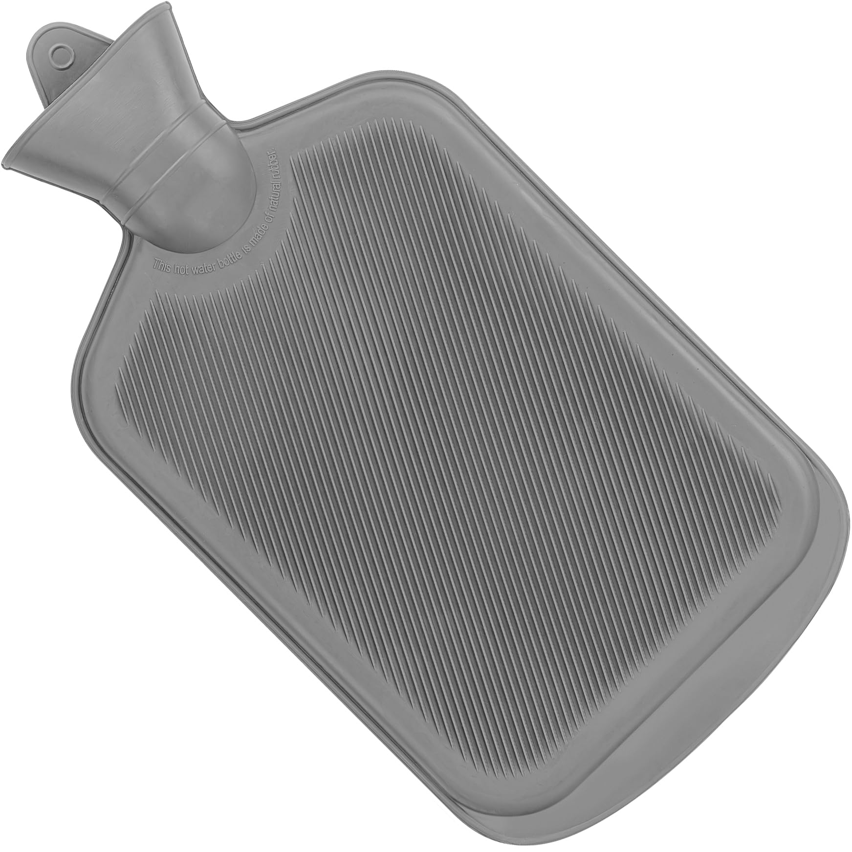 Two pack BPA free hot water bottles for heat therapy