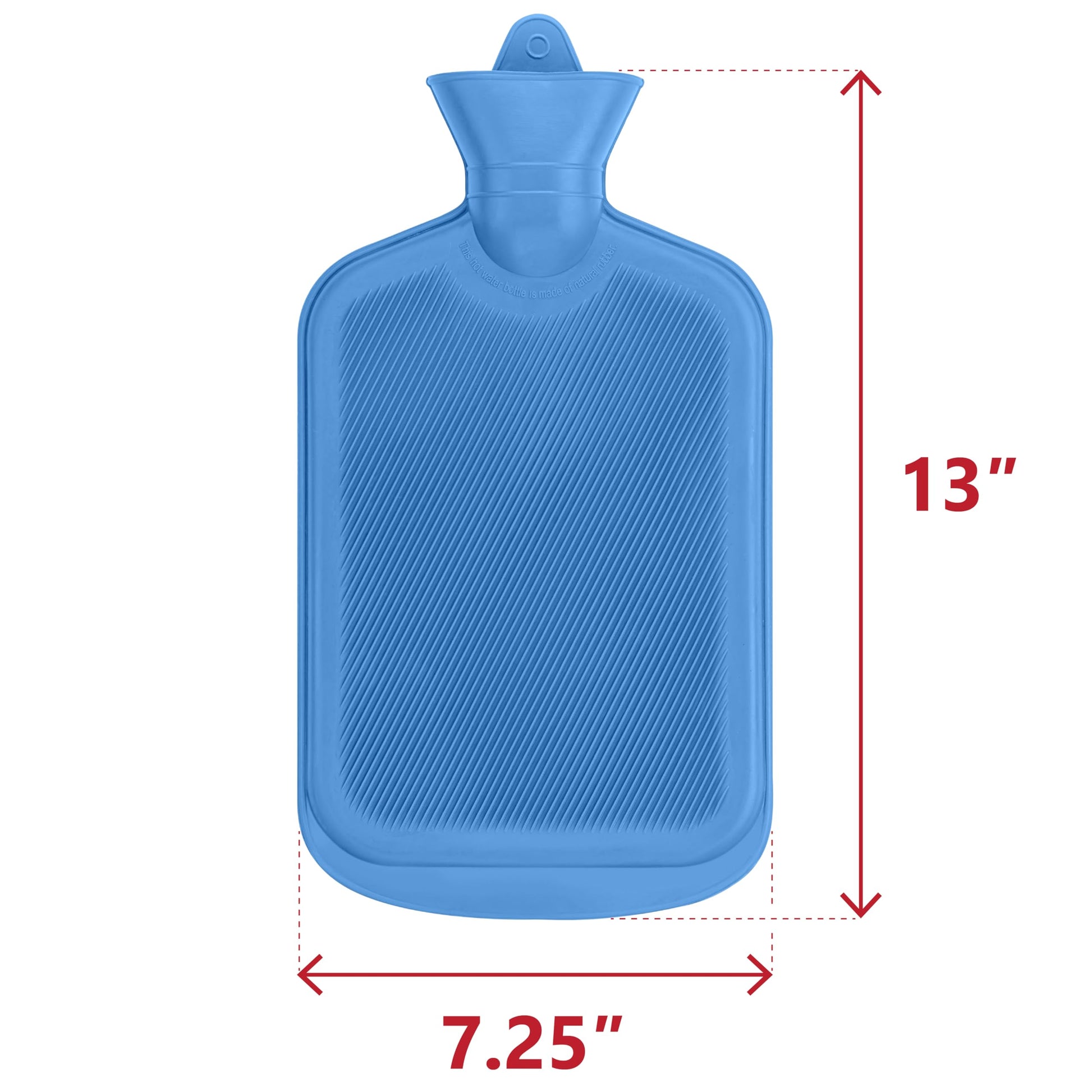 SteadMax durable 2 liter hot water bottle set