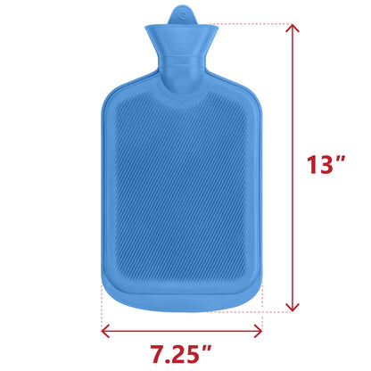 SteadMax durable 2 liter hot water bottle set
