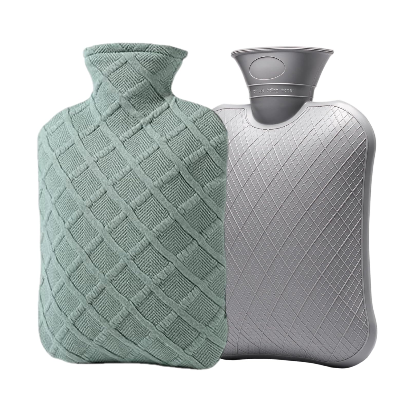 FORICOM thermoplastic PVC hot water bag without cover showing unique premium texture patterns