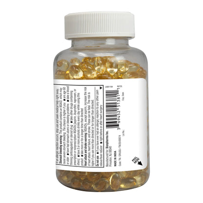 A+Health ibuprofen 200 mg softgel texture and size