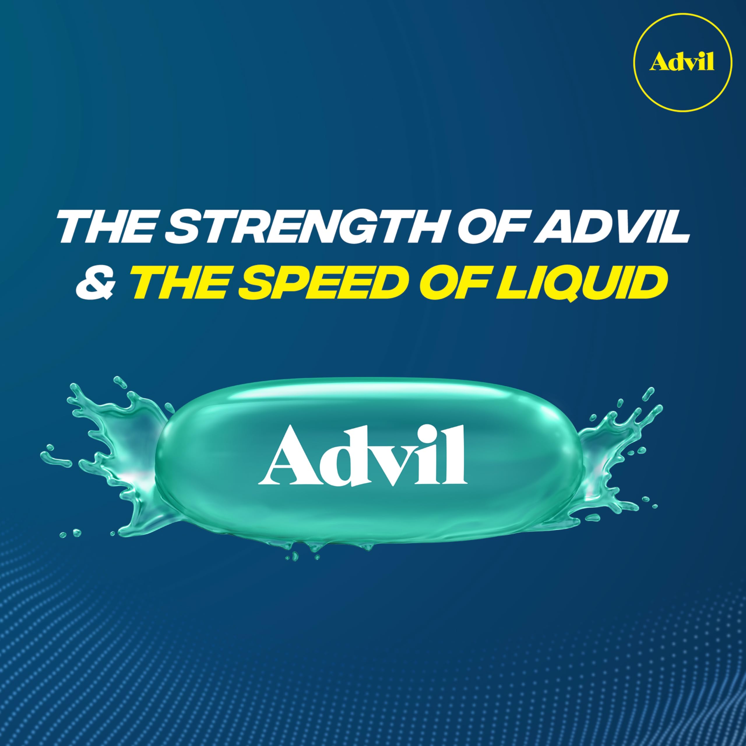 Advil Liqui-Gels Back Label Showing Dosage Information