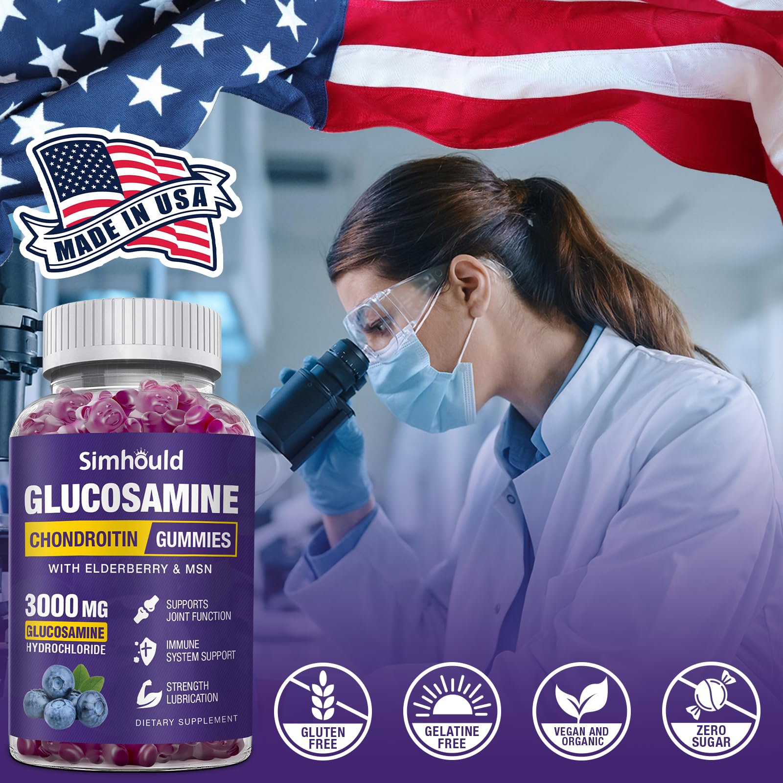 Simhould joint support supplement facts and ingredient list