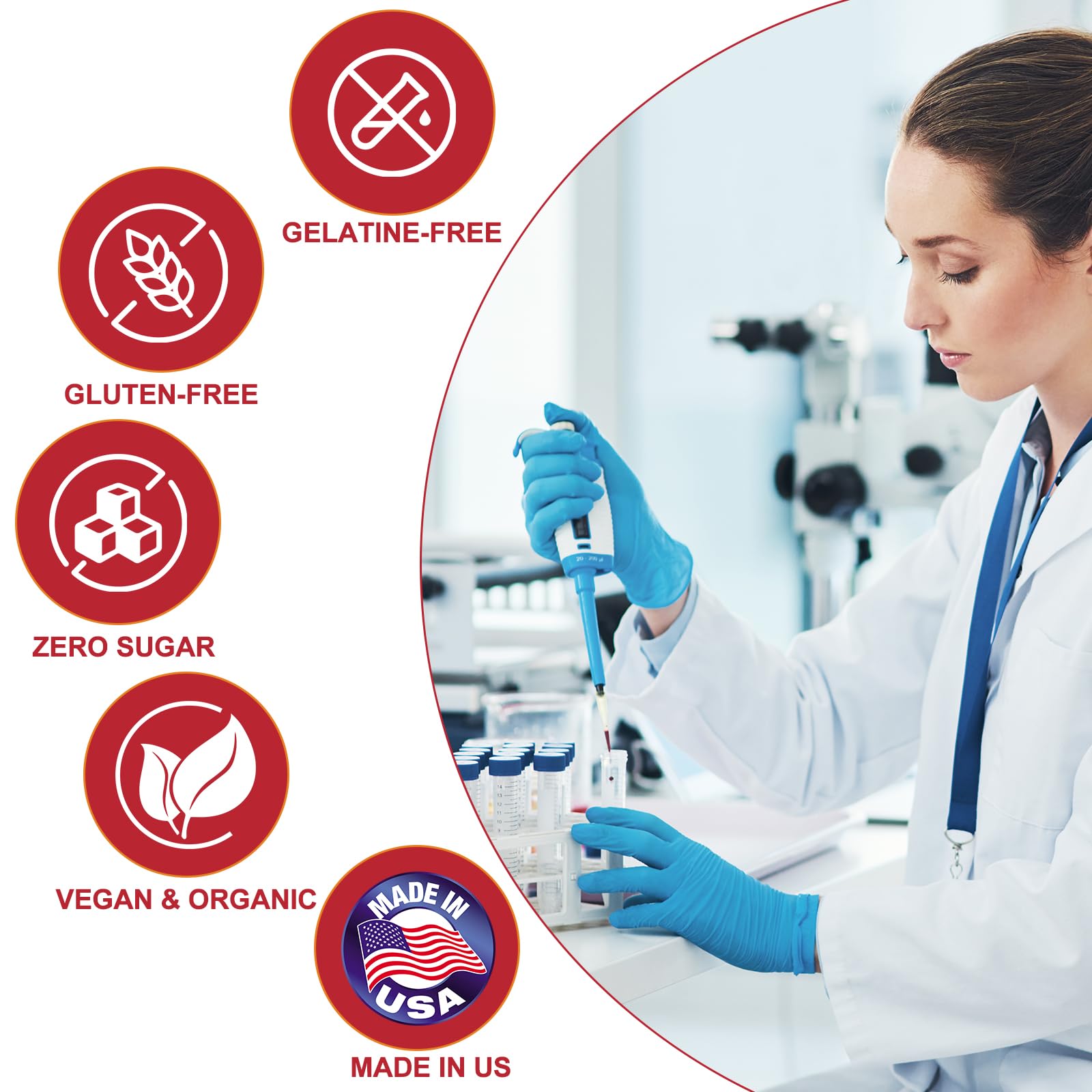Supplement facts label for Zetelixia joint support gummies