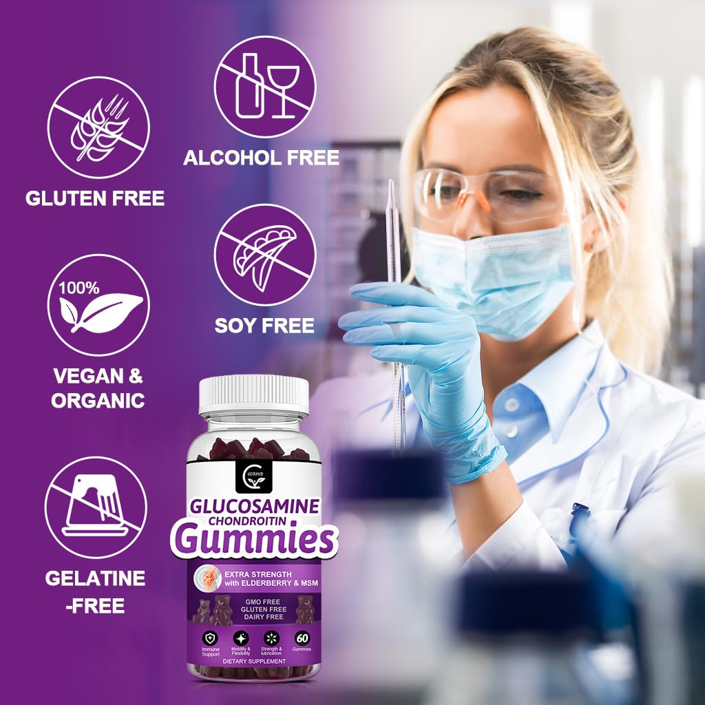 Gornvb elderberry and msm gummy supplement nutritional facts