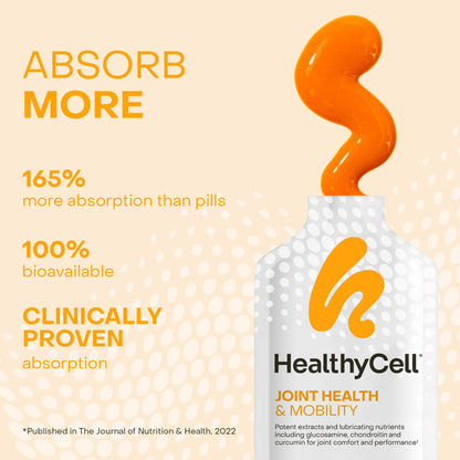 Healthycell joint support supplement packaging details