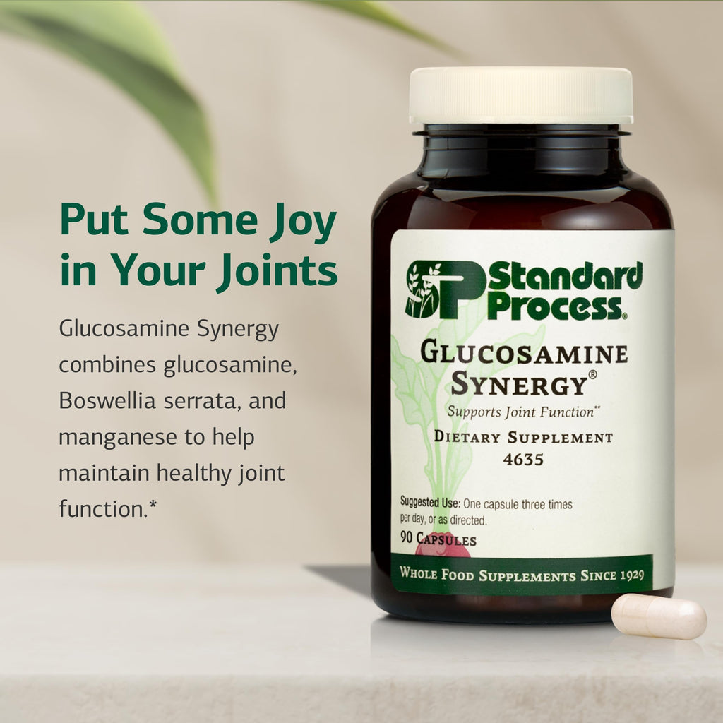 Standard Process Glucosamine Synergy side profile of the container
