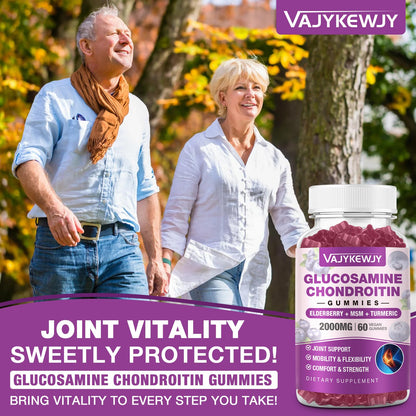 Side view of Vajykewjy joint support supplement packaging