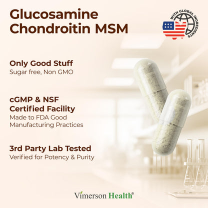 Side view of Vimerson Health joint support formula bottle