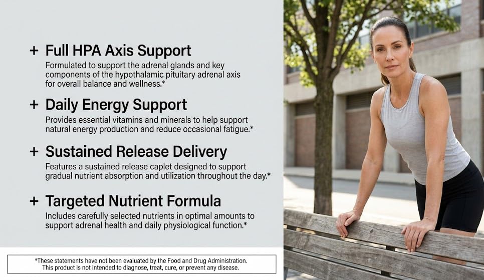 Authentic USA imported Doctor Wilson's adrenal fatigue formula bottle structure