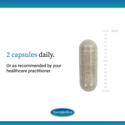 Side layout of EuroMedica Adrenaplex showing supplement details and adrenal extract counts