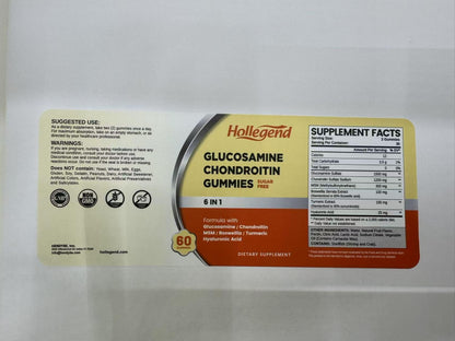 Lifestyle shot of Hollegend glucosamine chondroitin gummies for adult wellness