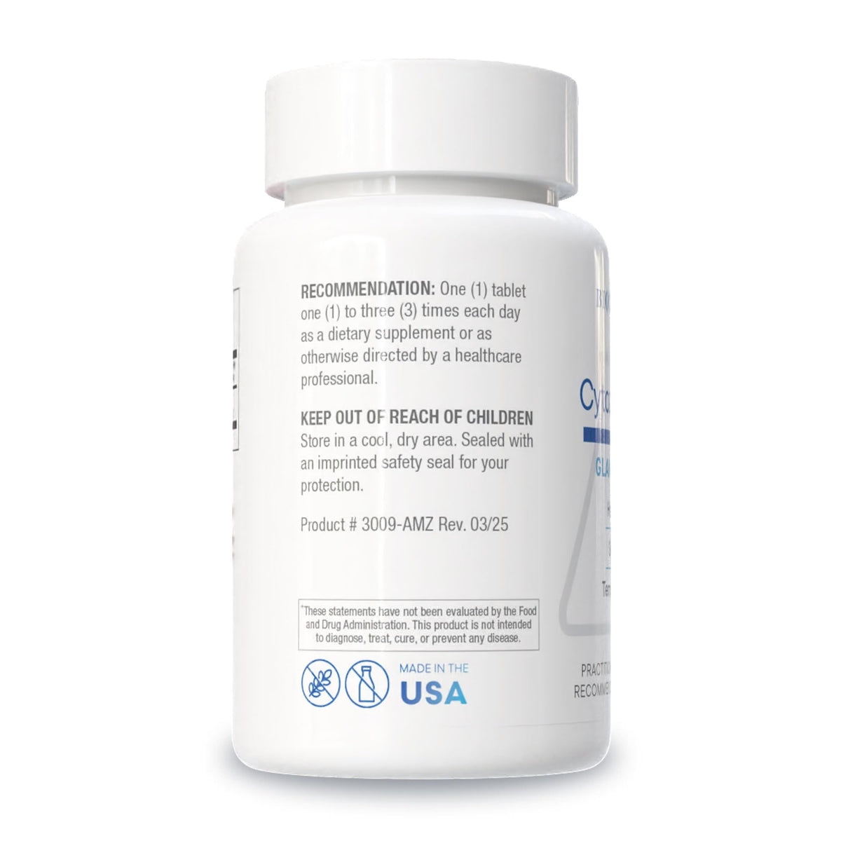 Biotics Research Cytozyme PT HPT supplement facts label