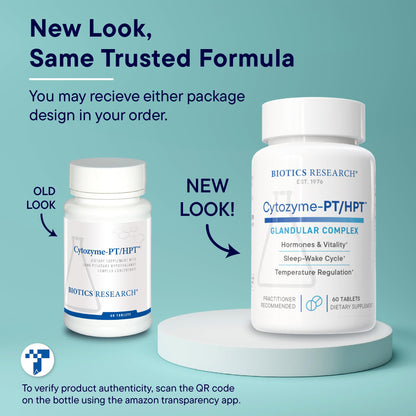 Ovine glandular complex tablets for endocrine health by Biotics Research